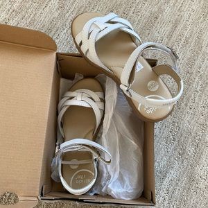 Brand new Stride Rite Millie white sandal size 13W
